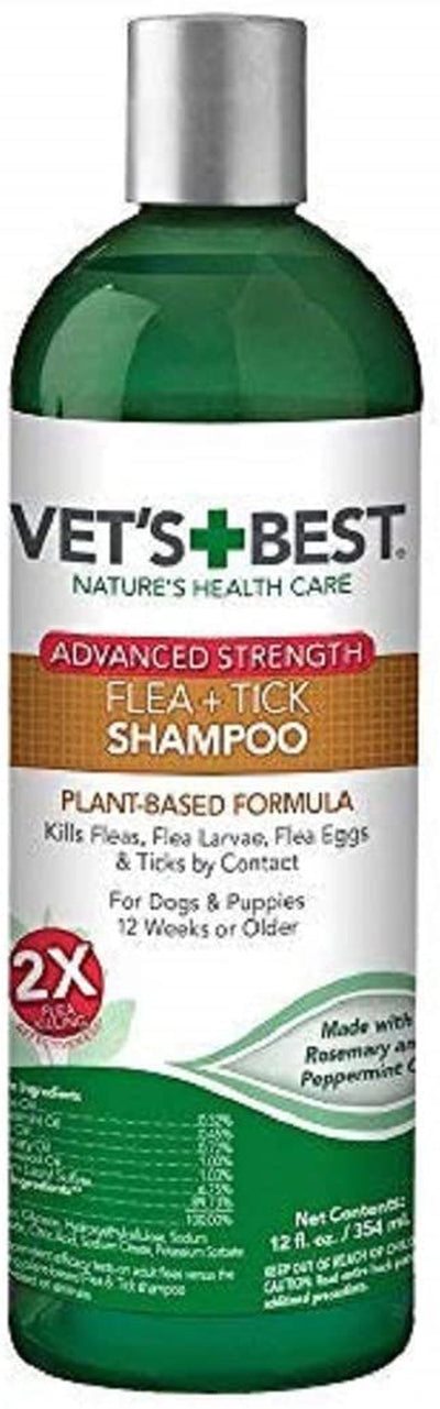 Vet's Best Flea & Tick Advanced Strength Shampoo for Dogs 1ea/12 fl oz