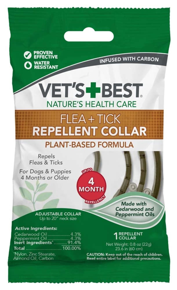 Vet's Best Flea and Tick Repellent Dog Collar 1ea/20 in