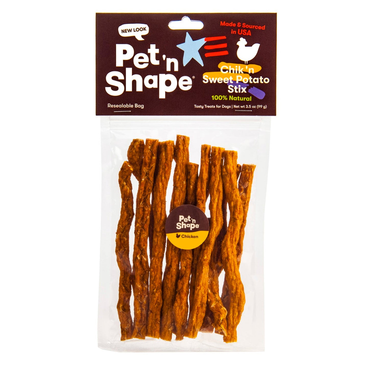 Pet 'N Shape Chik 'n Sweet Potato Stix Dog Treat 1ea/3.5 oz