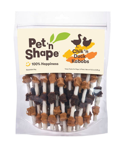 Pet 'N Shape Chik'n and Duck Kabobs Dog Treats 1ea/16 oz