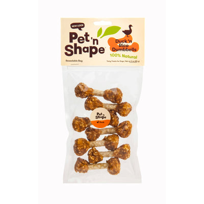 Pet 'N Shape Duck 'n Rice Dumbbells Dog Treats 1ea/3 oz