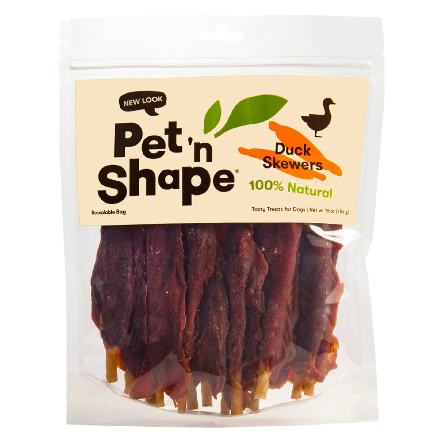 Pet 'N Shape Duck Skewers Dog Treat 1ea/16 oz