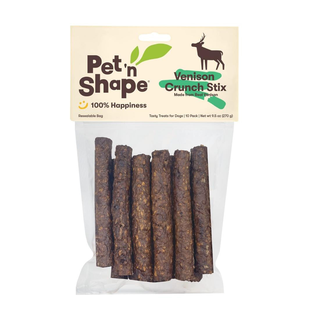 Pet 'N Shape Venison Crunch Stix Dog Treat 1ea/10 ct