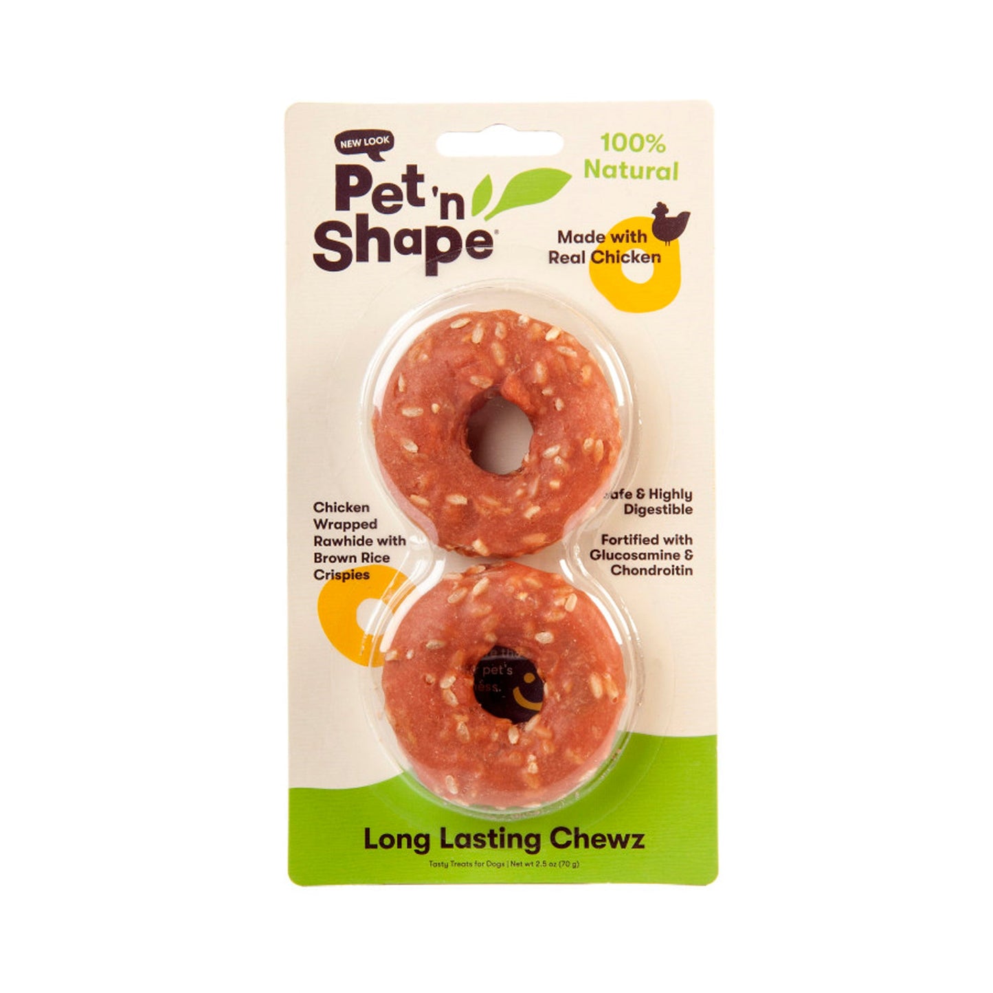 Pet 'N Shape Long Lasting Chewz Ring 1ea/2.5 in, 2 pk