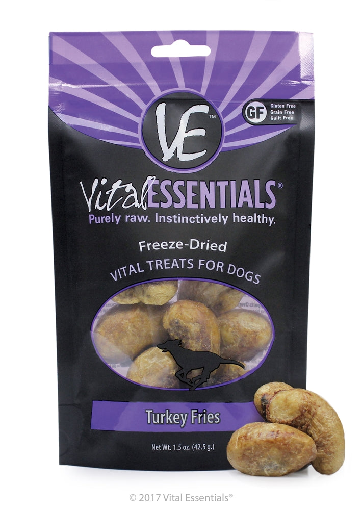 Vital Essentials Fd Vital Turkey Fries Treats 1.5oz.