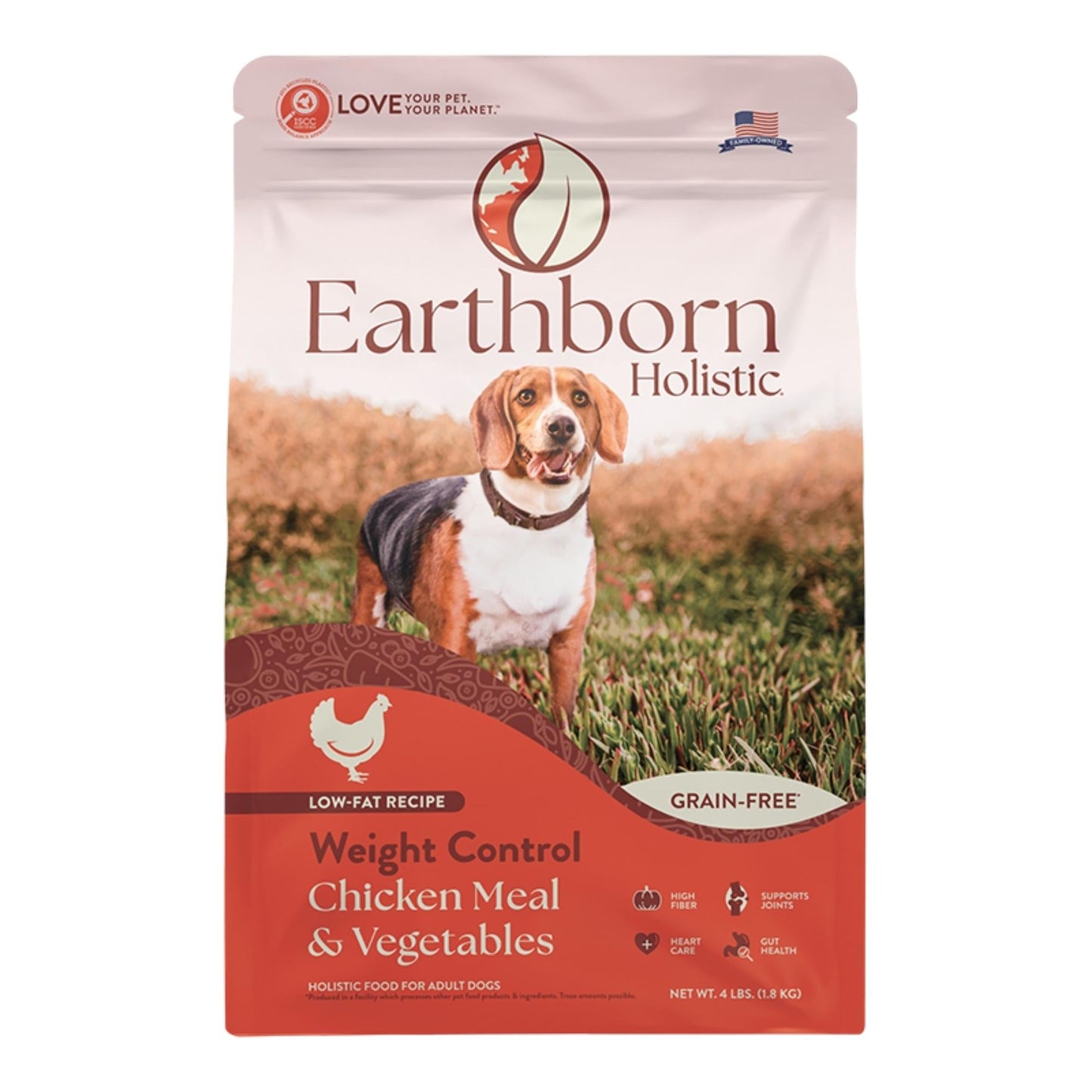 Earthborn Dog Grain Free Weight Control 4Lb