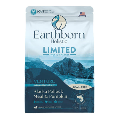 Earthborn Dog Venture Grain Free Polluck Pumpkin 4Lb