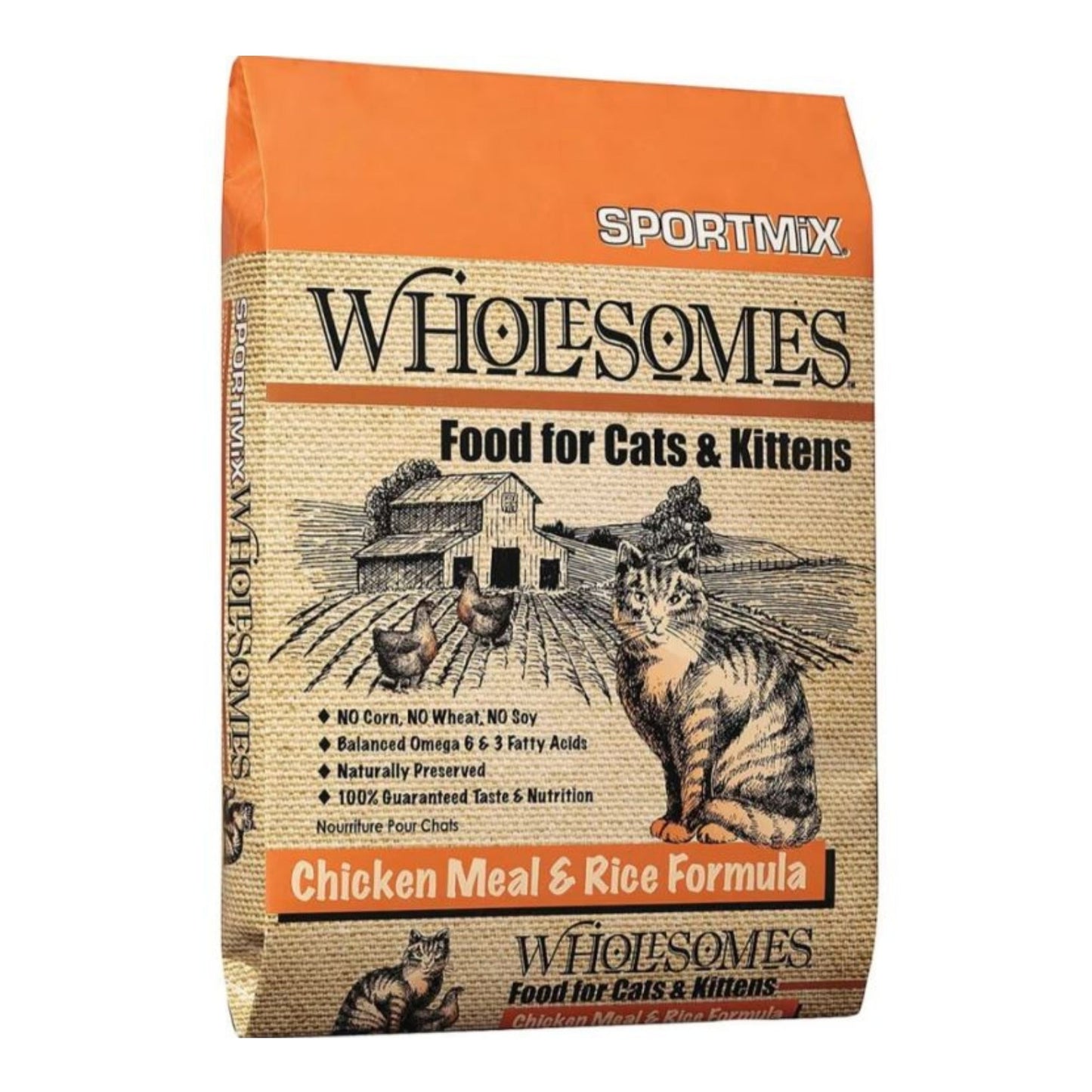 Wholesomes Cat Food Chicken/Rice 15 Lb