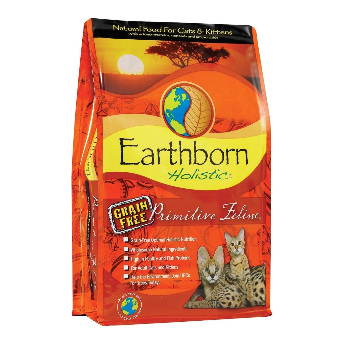 Earthborn Holistic Primitive Feline Grain Free Dry Cat Food 1ea/5 lb