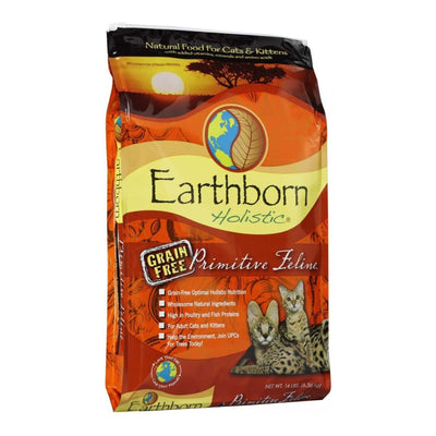 Earthborn Holistic Primitive Feline Grain Free Dry Cat Food 1ea/14 lb