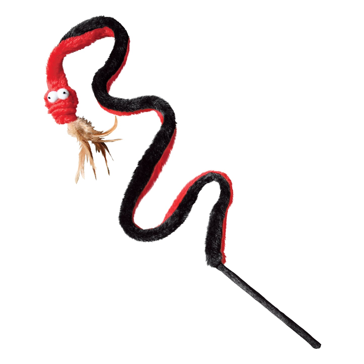 KONG Active Plush Snake Teaser Cat Toy Assorted 1ea/One Size