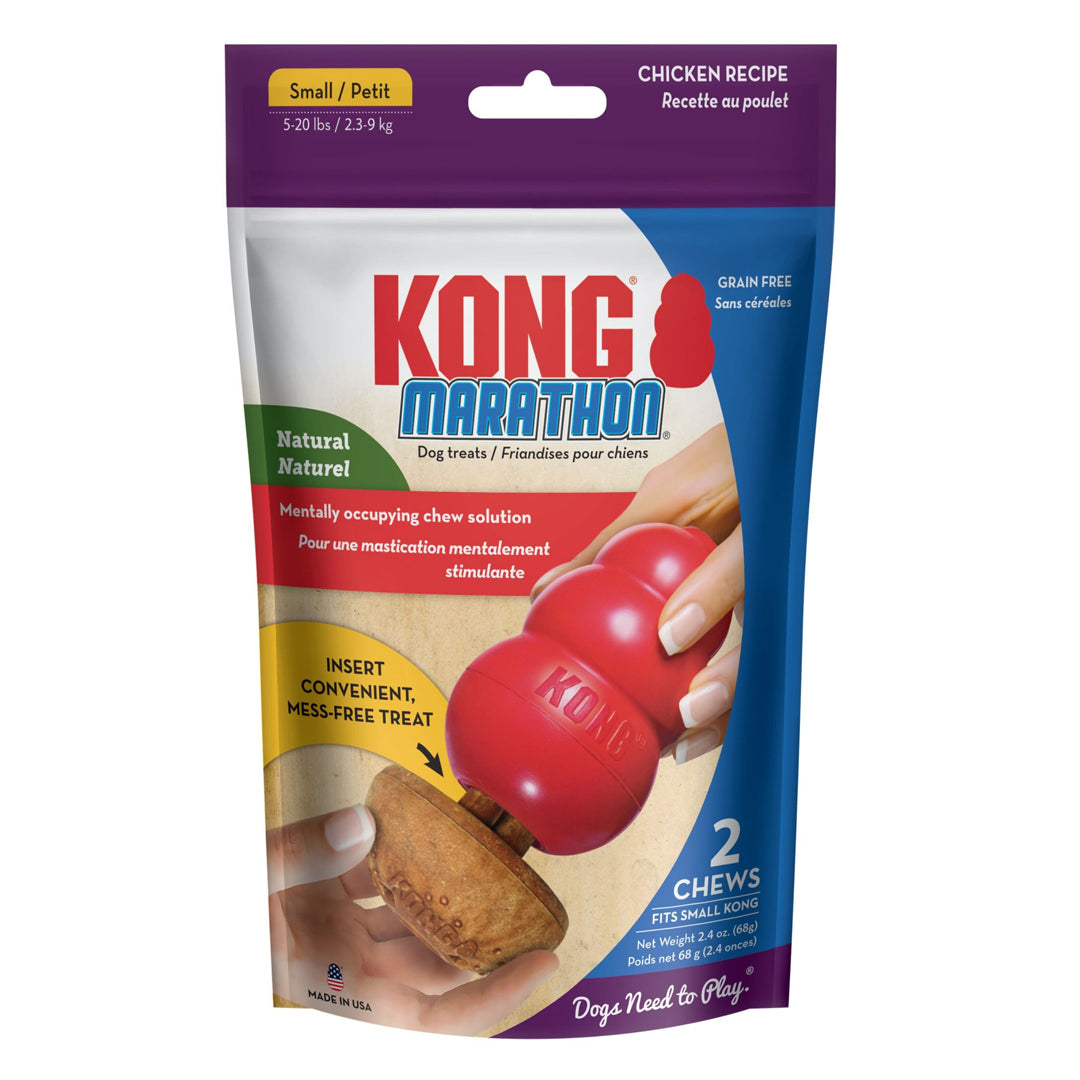 KONG Marathon Dog Treats Chicken 1ea/2 pk, SM