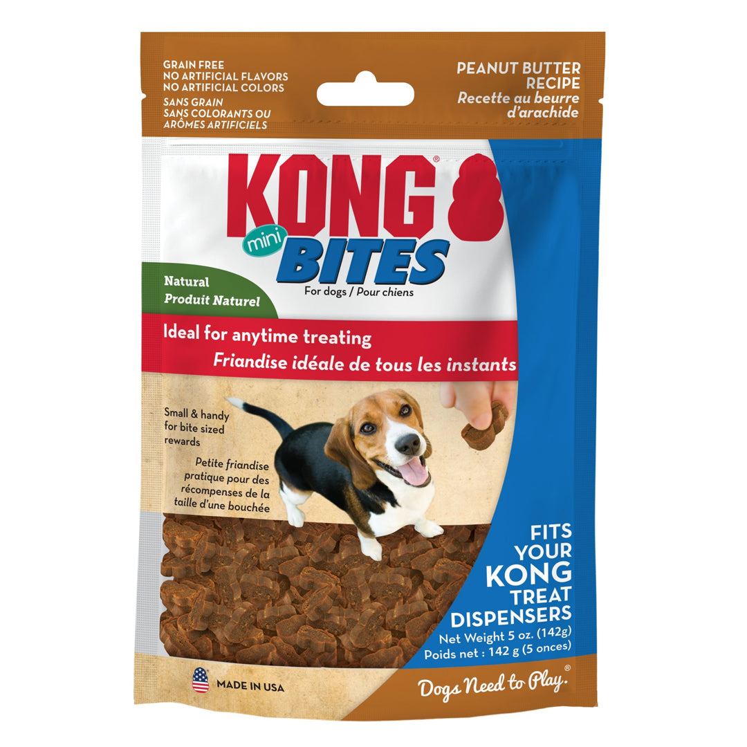 KONG Bites Dog Treats Mini Peanut Butter 1ea/5 oz