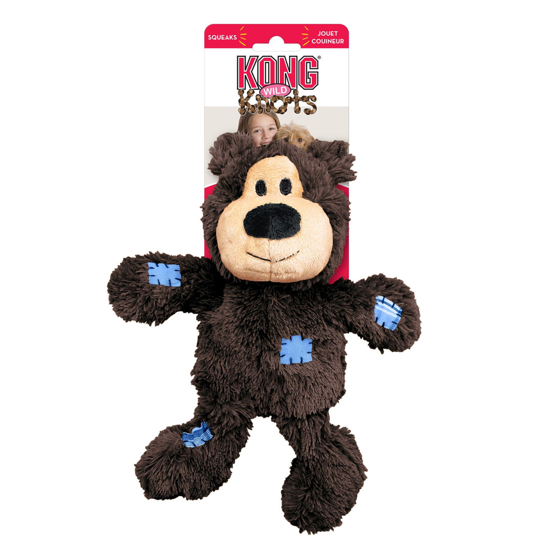 KONG Wild Knots Bear Dog Toy Assorted 1ea/MD/LG