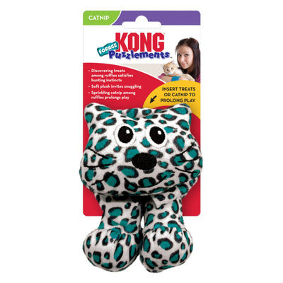 KONG Puzzlements Forage Kitty Cat Toy Assorted 1ea/One Size