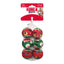 KONG Holiday SqueakAirs Dog Toy Balls 1ea/SM, 6 pk