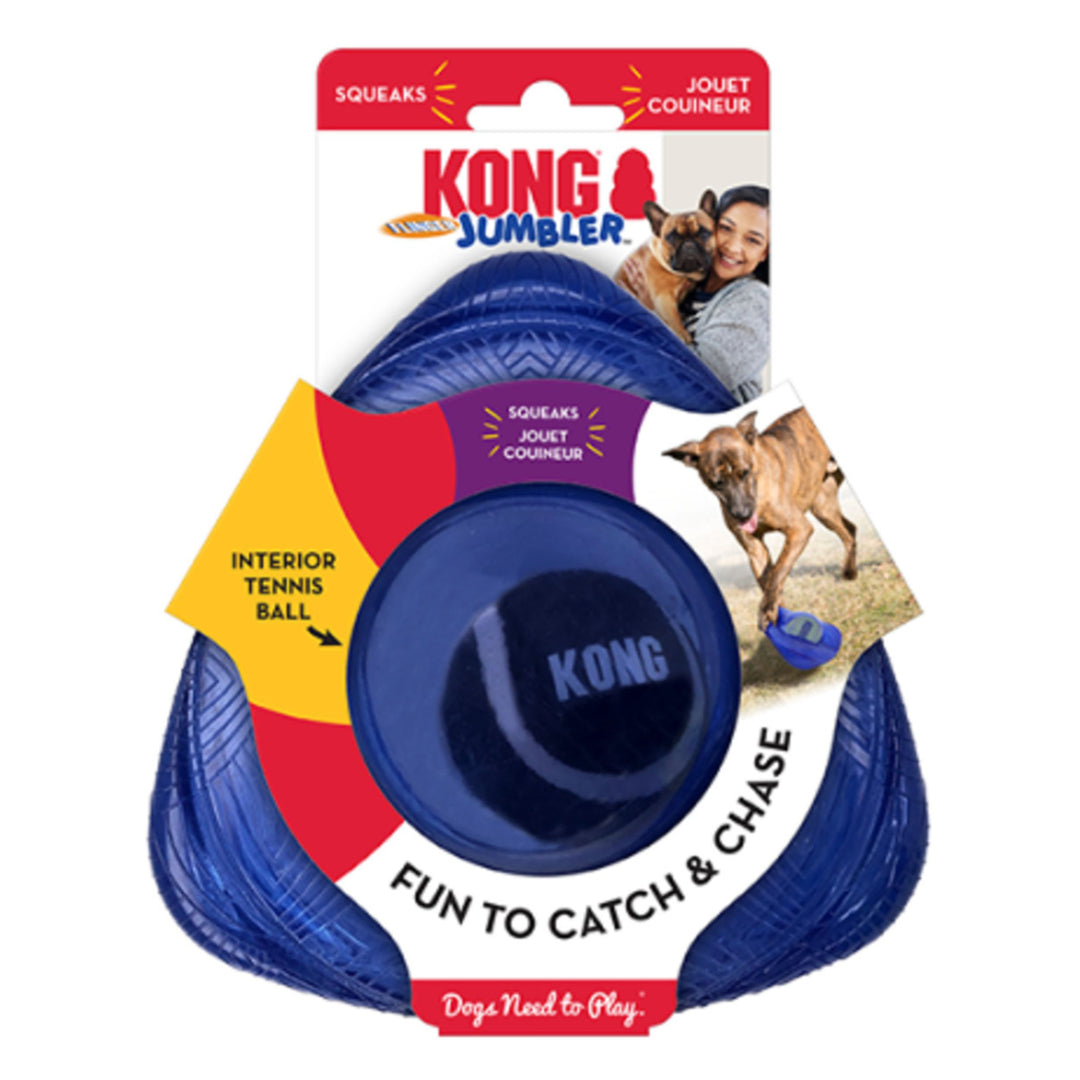 KONG Jumbler Flinger Dog Toy Assorted 1ea/SM/MD