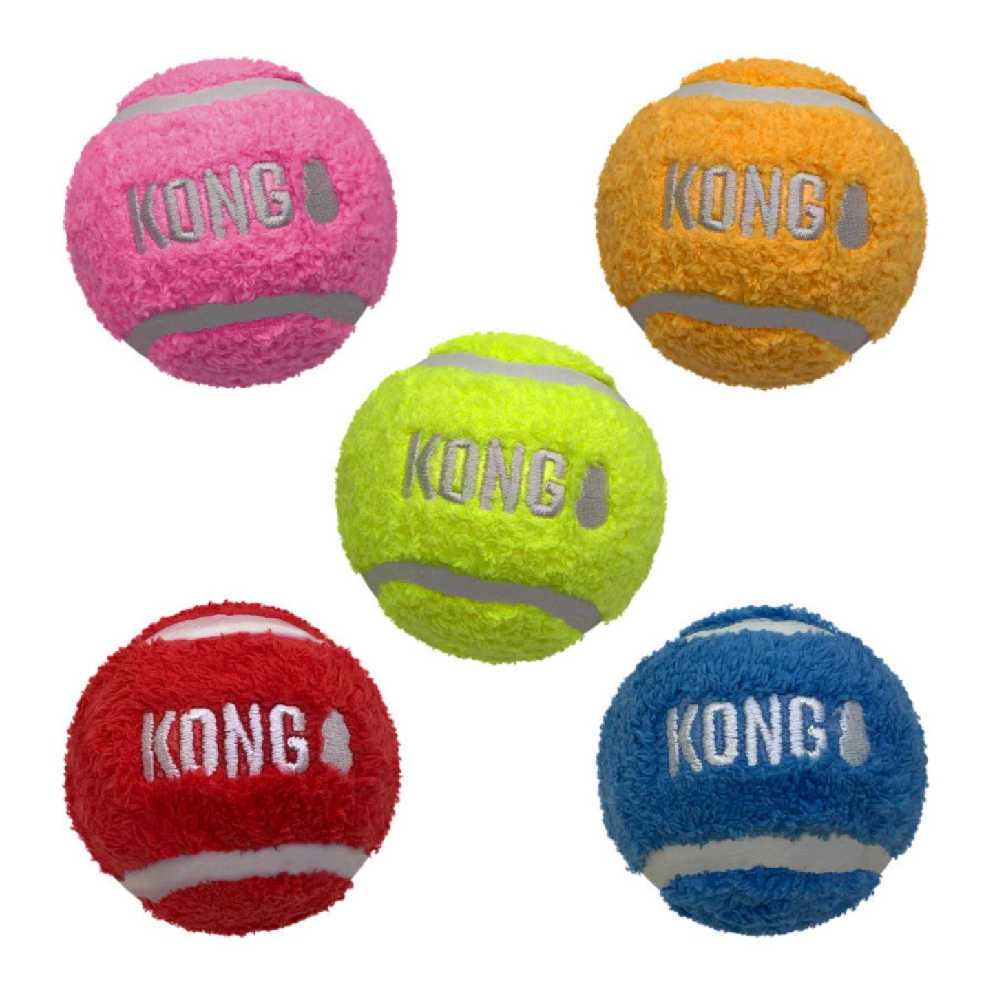 KONG Sport Softies Balls Dog Toy Assorted, 1ea/LG, Bulk