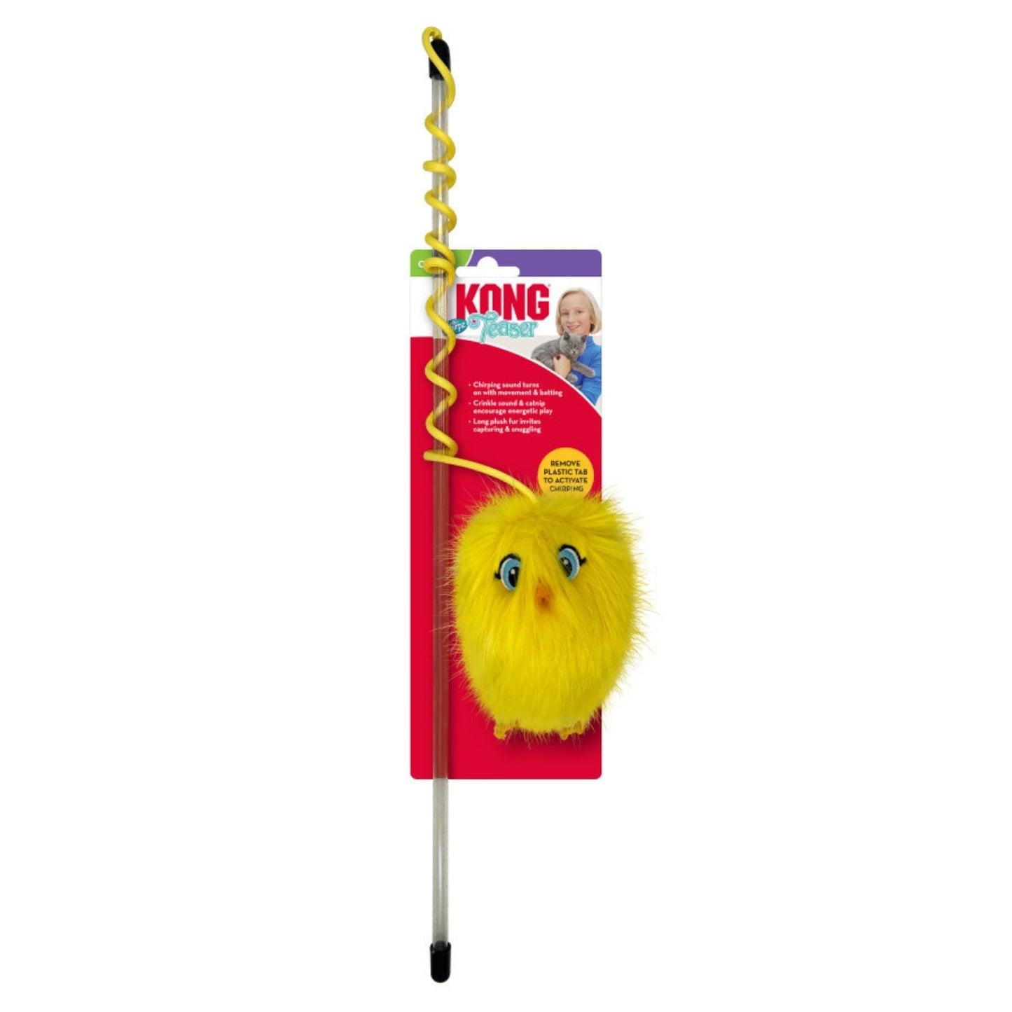 KONG Chirpz Chick Treaser Cat Toy 1ea/One Size