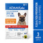 Adams Plus Flea & Tick Prevention Spot On for Dogs 3 Month Supply Clear 1ea/Medium Dogs 15 To 30 lb
