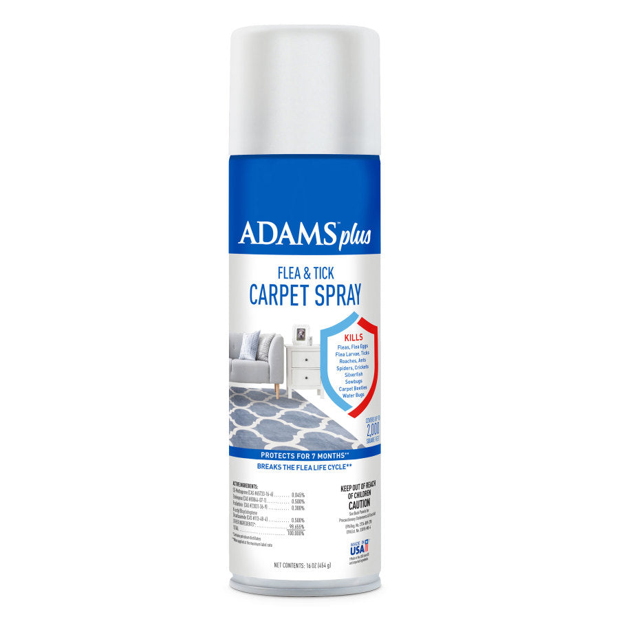 Adams Plus Flea & Tick Carpet Spray, For Indoor Use 1ea/16oz.