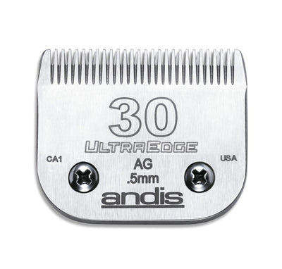 Andis UltraEdge Grooming Blade Chrome 1ea/Size #30