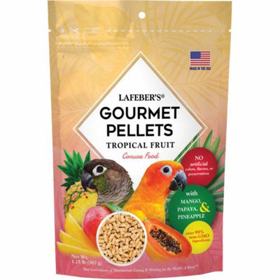 Lafeber Company Tropical Fruit Gourmet Pellets Conure Bird Food 1ea/1.25 lb