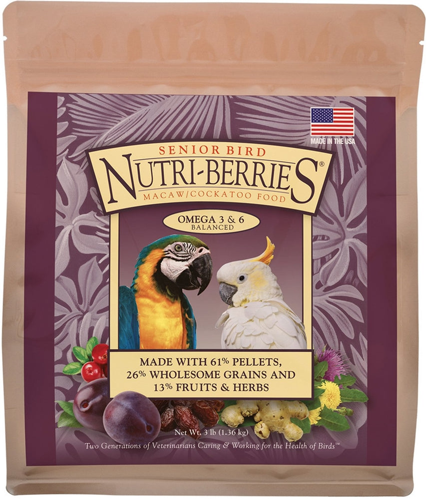 Lafeber Company Senior Bird Nutri-Berries Macaw & Cockatoo Food 1ea/10 oz