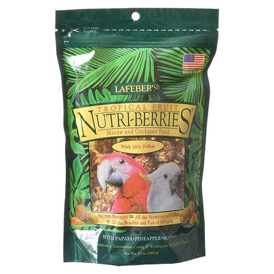 Lafeber Company Tropical Fruit Nutri-Berries Macaws & Cockatoos Food 1ea/3 lb