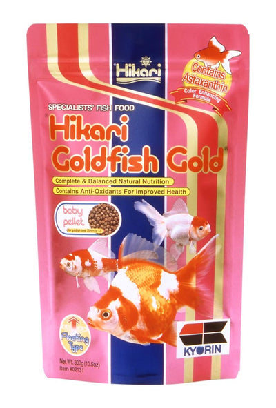 Hikari USA Goldfish Gold Pellets Fish Food 1ea/10.5 oz, Baby