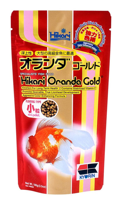 Hikari USA Oranda Gold Pellets Fish Food 1ea/3.5 oz, Mini