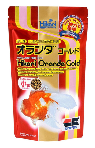 Hikari USA Oranda Gold Pellets Fish Food 1ea/10.5 oz, Mini