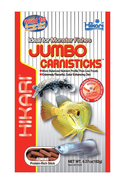 Hikari USA Jumbo CarniSticks® Floating Fish Food 1ea/6.37 oz, Jumbo