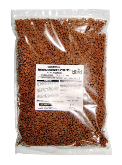 Hikari USA Sinking Carnivore Pellets Fish Food 1ea/2.2 lb