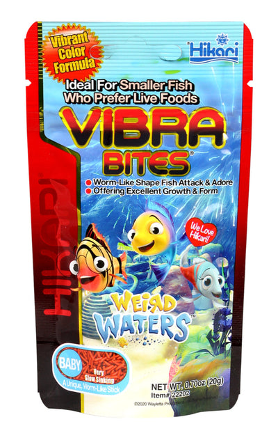 Hikari USA Vibra Bites Weird Waters Tropical Baby Fish Food 1ea/.7 oz