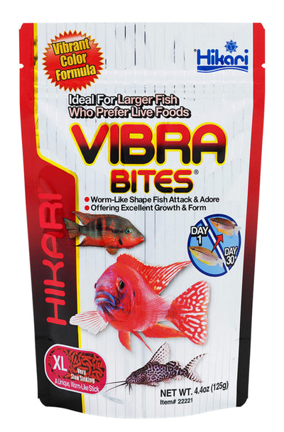 Hikari USA Vibra Bites Tropical Fish Food 1ea/4.4 oz, XL