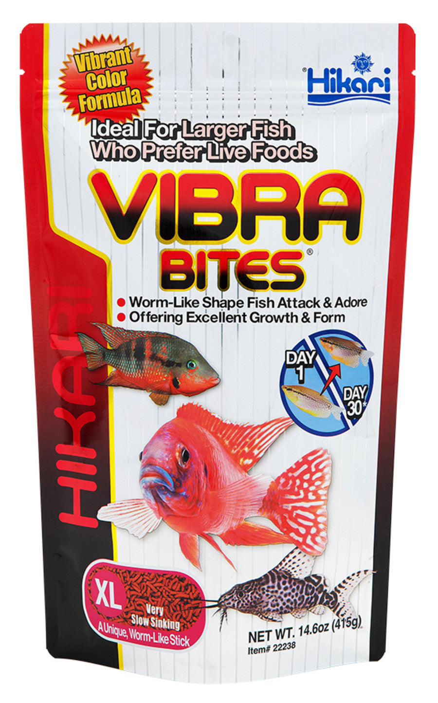 Hikari USA Vibra Bites Tropical Fish Food 1ea/14.6 oz, XL