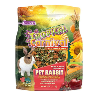 Tropical Carnival Gourmet Pet Rabbit Food 10 Lb