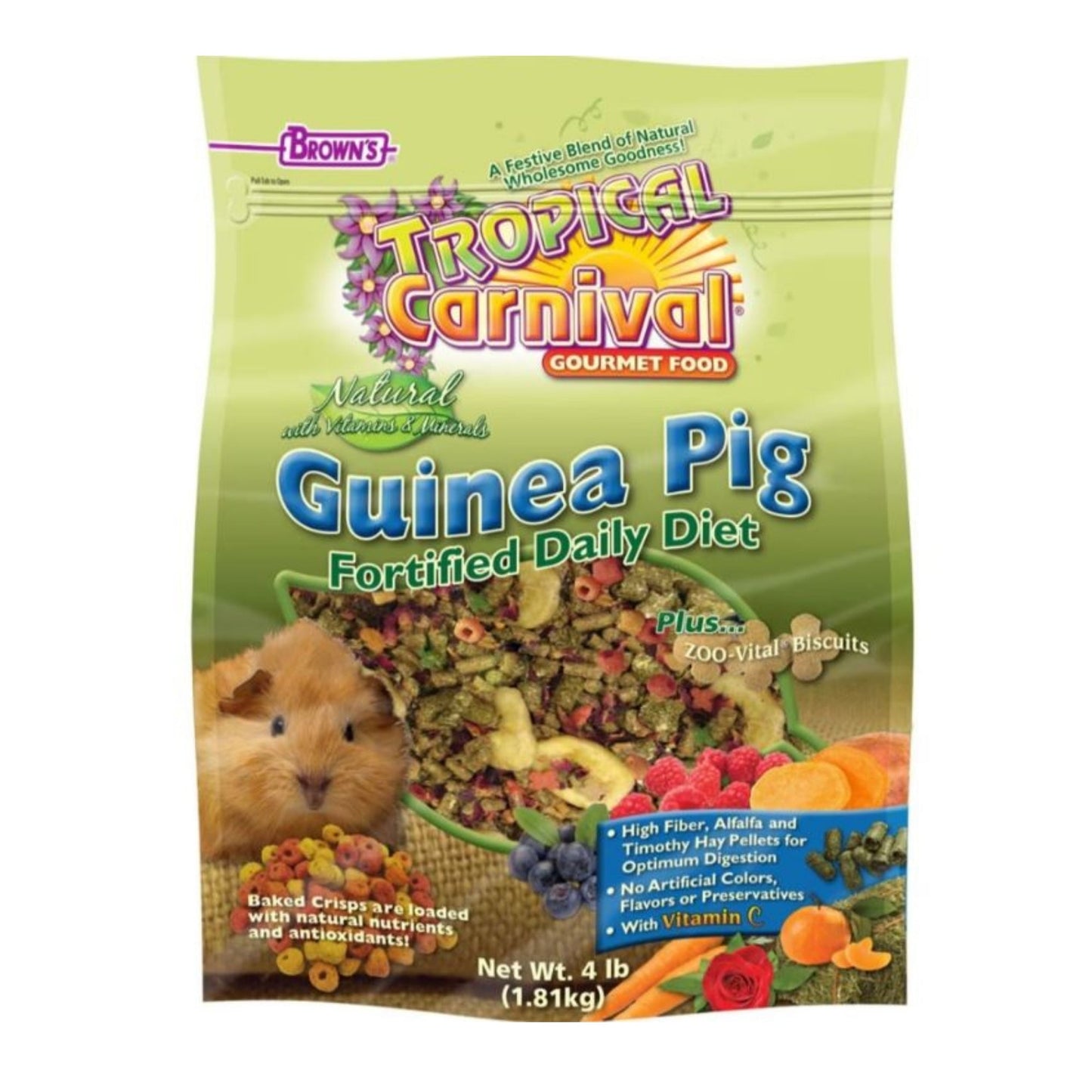 Tropical Carnival Natural Guinea Pig Food 4 Lb