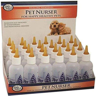 Four Paws Healthy Promise Pet Nurser Bottles Display Case 24 Count 1ea/2 oz