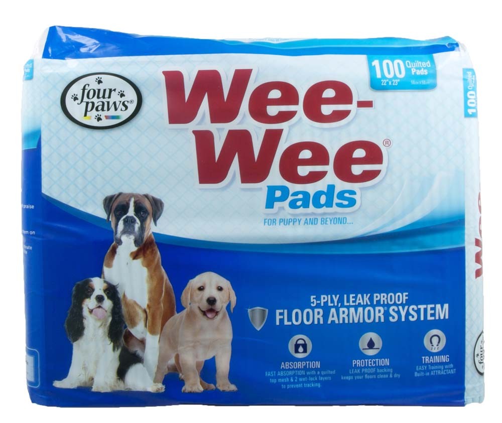 Four Paws Four Paws Wee-Wee Superior Performance Dog Pee Pads 1ea/100 ct Bag, 22 in X 23 in