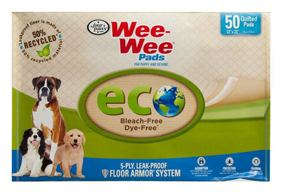 Four Paws Wee-Wee Puppy Pee Pads Eco-Friendly Eco-Friendly 1ea/50 ct