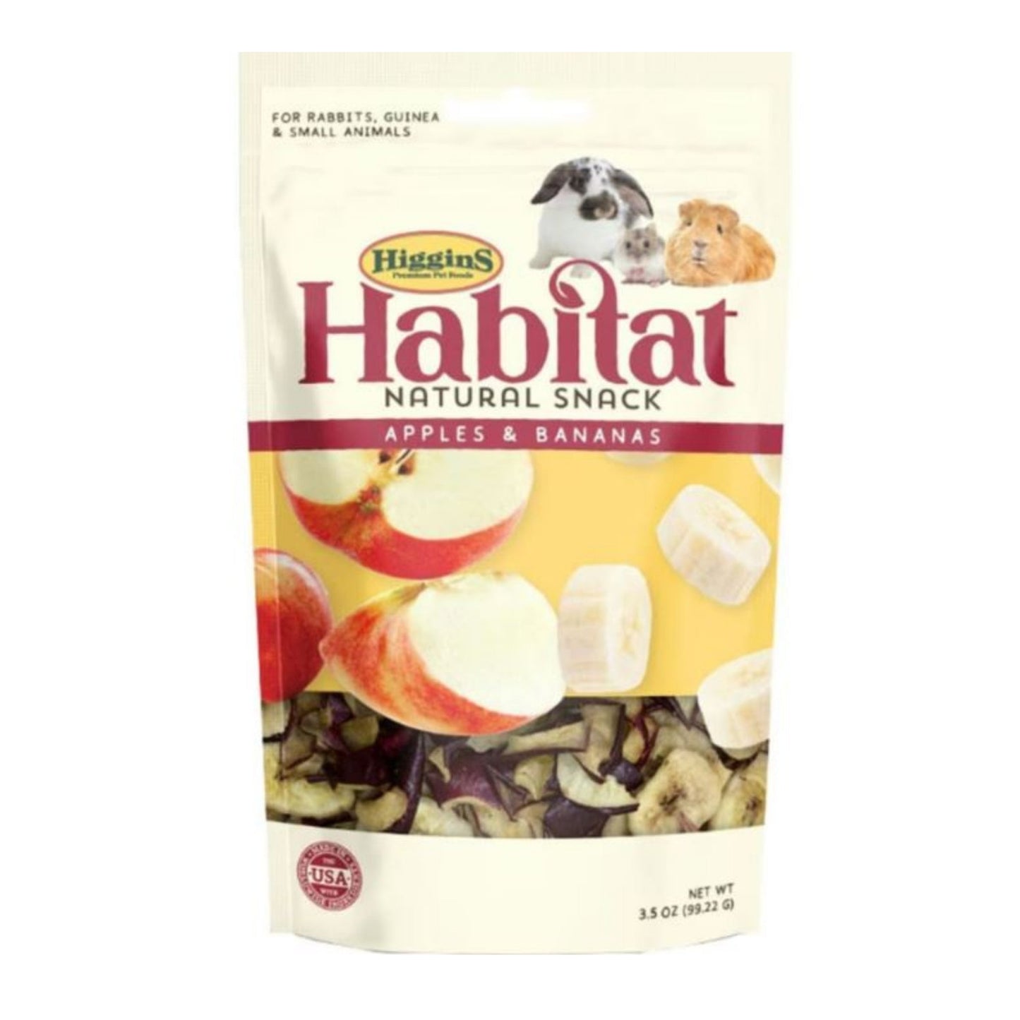 Higgins Habitat Small Animal Treats Apple/Banana 3.5oz.