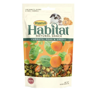 Higgins Habitat Small Animal Treats Carrot/Pea 3.5oz.