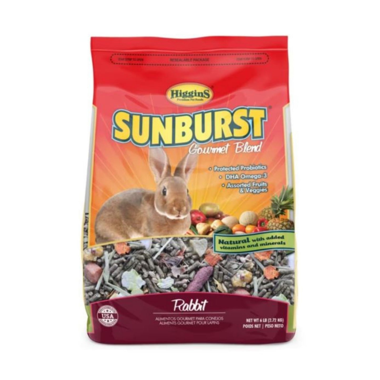 Sunburst Gourmet Blend Rabbit 6 Lb