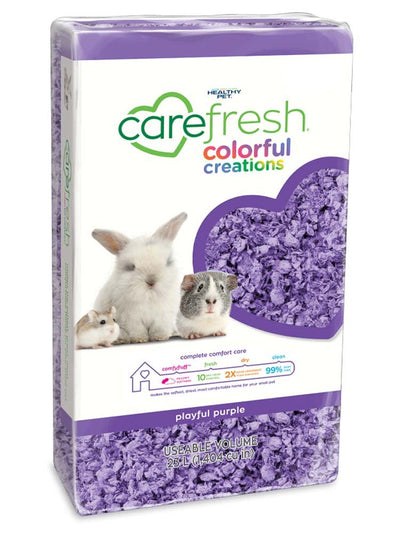 CareFRESH Colorful Creations Small Animal Bedding Playful Purple 1ea/23 l