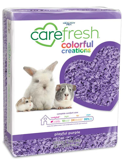 CareFRESH Colorful Creations Small Animal Bedding Playful Purple 1ea/50 l