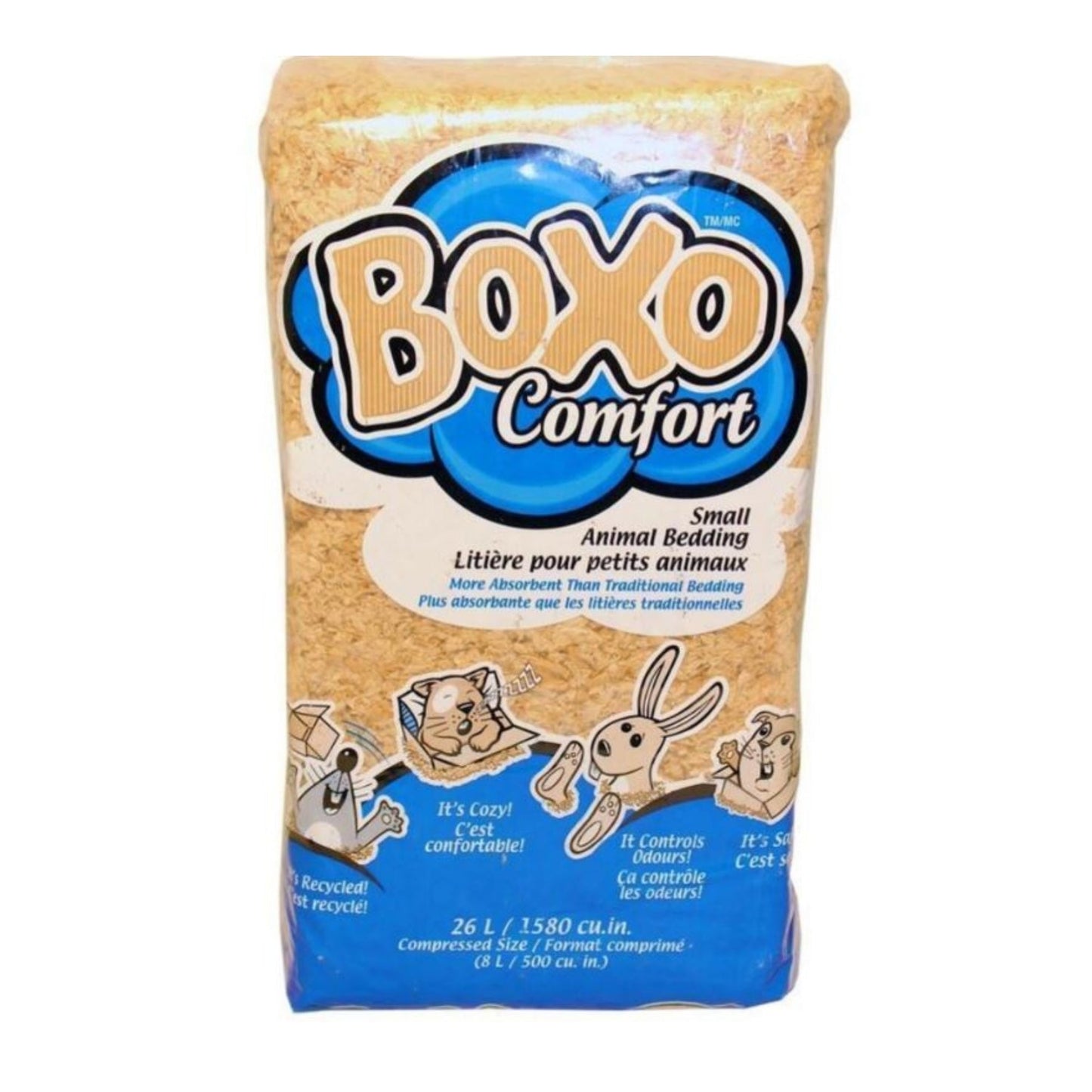 Boxo Comfort Small Animal Bedding Natural 26 L