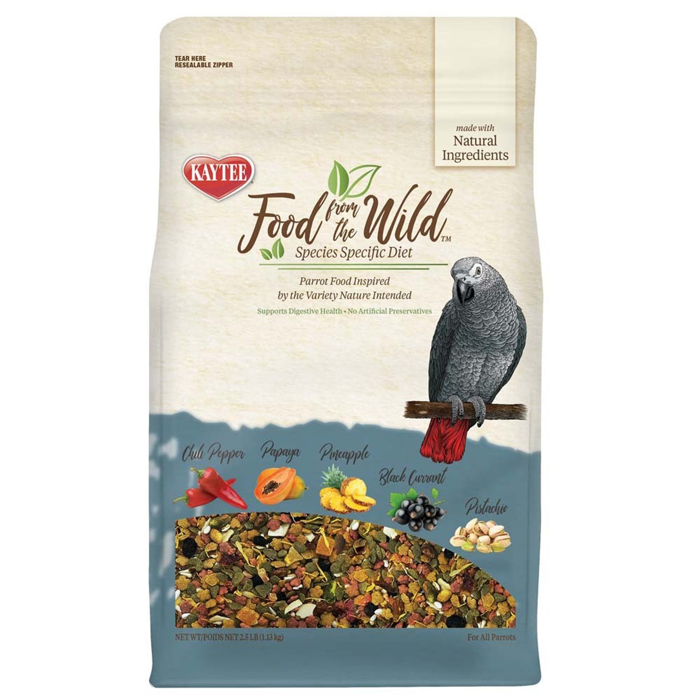 Kaytee Food from the Wild Parrot 1ea/2.5 lb
