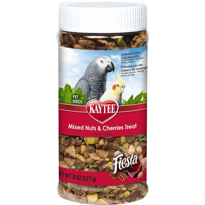 Kaytee Mixed Nuts and Cherries Treat Jar for Pet Birds 1ea/8 oz
